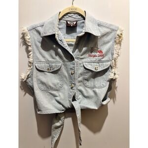 Southern Steel 100% Cotton Ladies Size Medium Vest Sturgis 2000